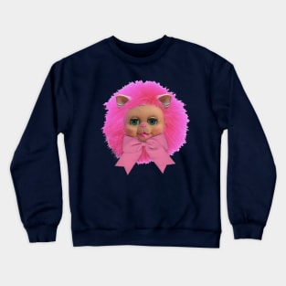 Pink Kitty Puff Crewneck Sweatshirt